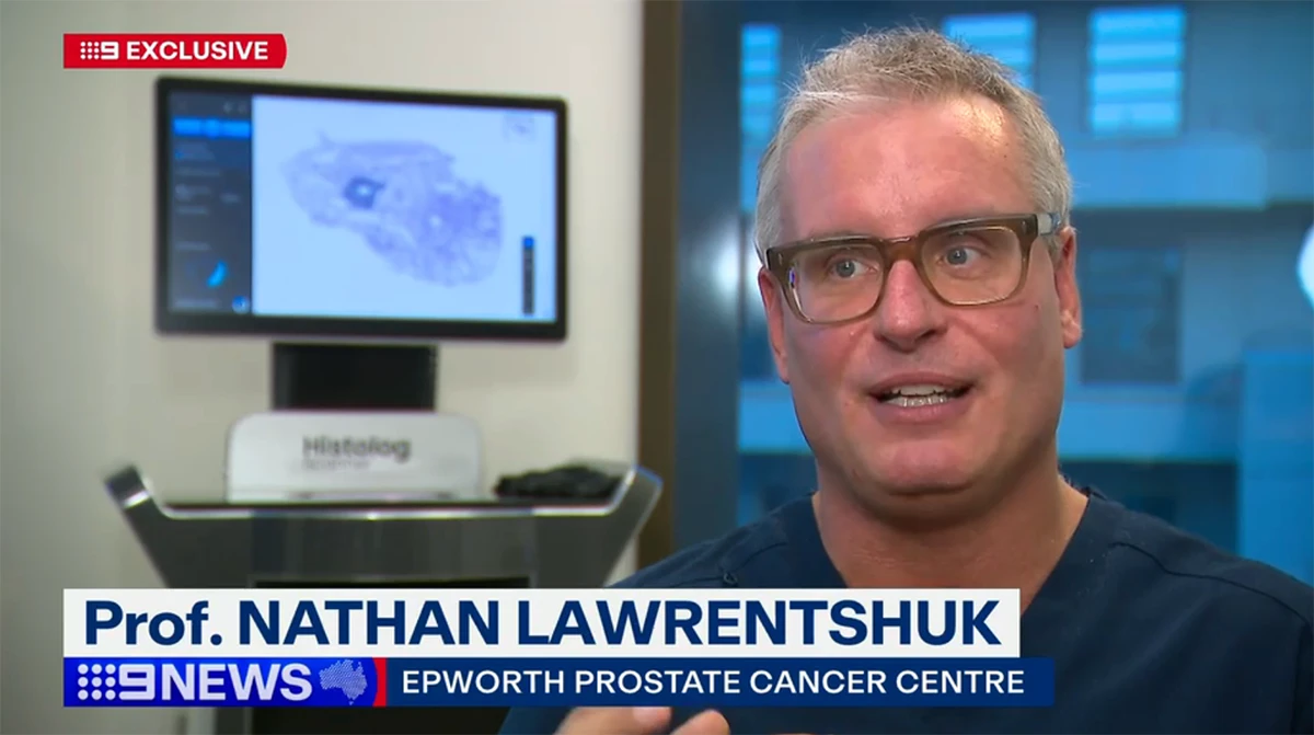 Prof Lawrentschuk is interviewed about breathroughs for cancer surgery
